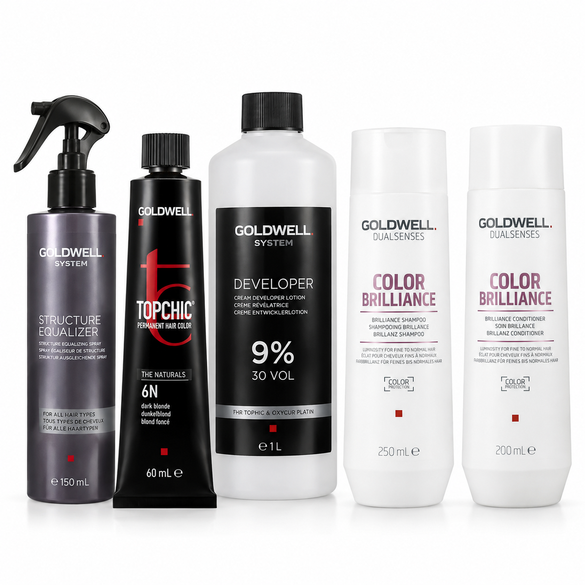 Goldwell - Topchic - Pack Servicio Color Permanente con Aclaración Moderada