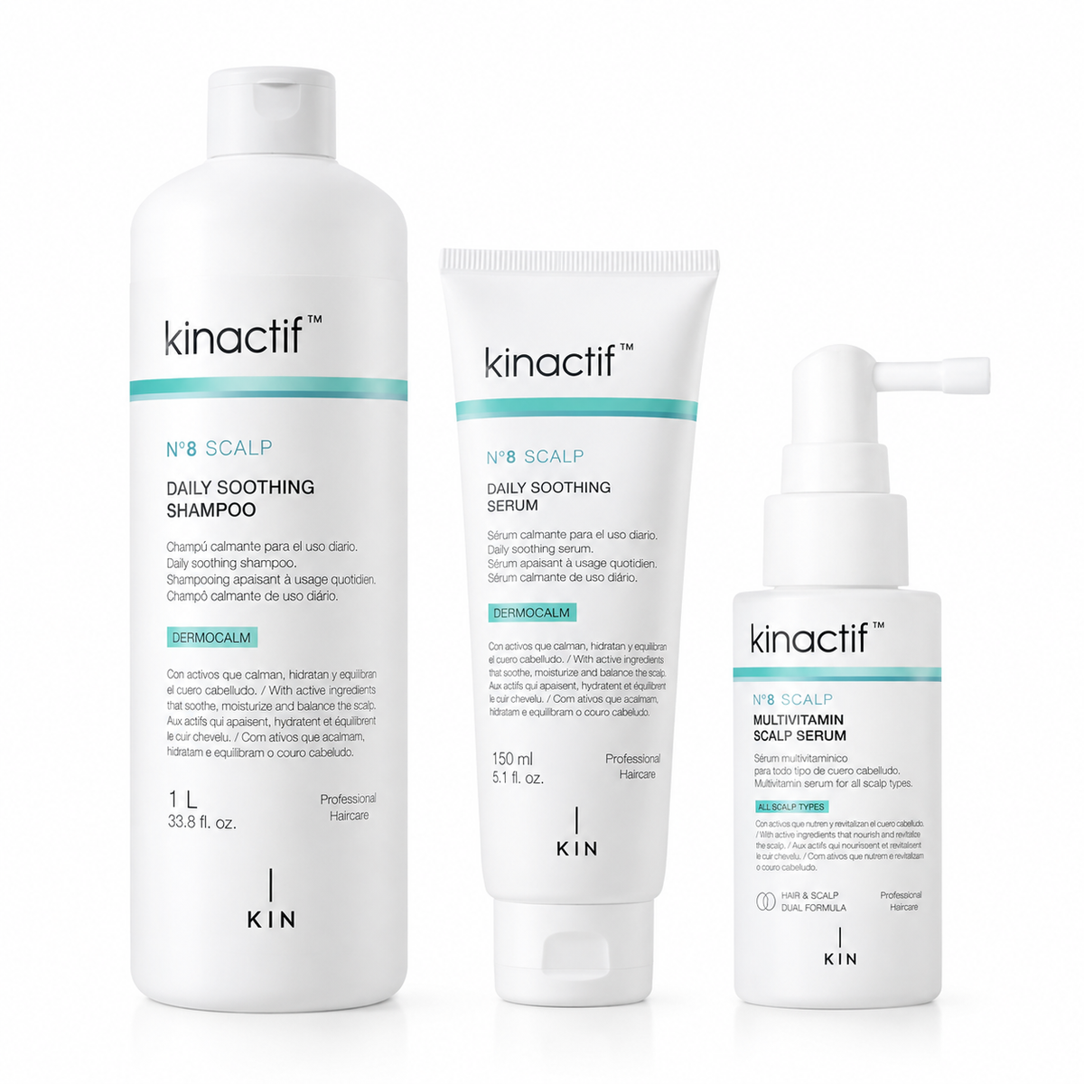 KIN Nº8 Scalp Comfort - Pack Servicio Confort de Cuero Cabelludo Sensible