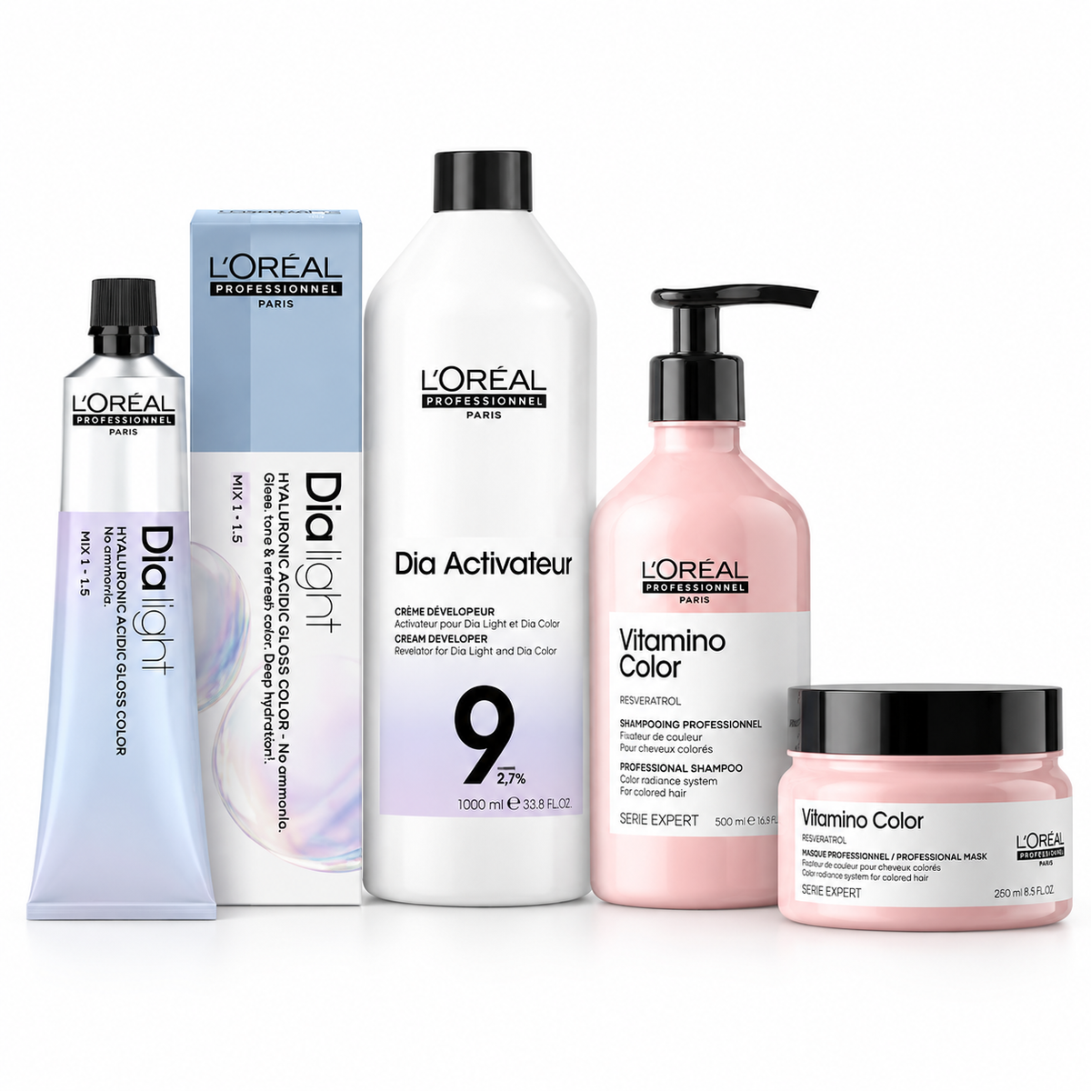 L’Oréal Professionnel - Dia Light - Pack Servicio Refresco de Medios y Puntas