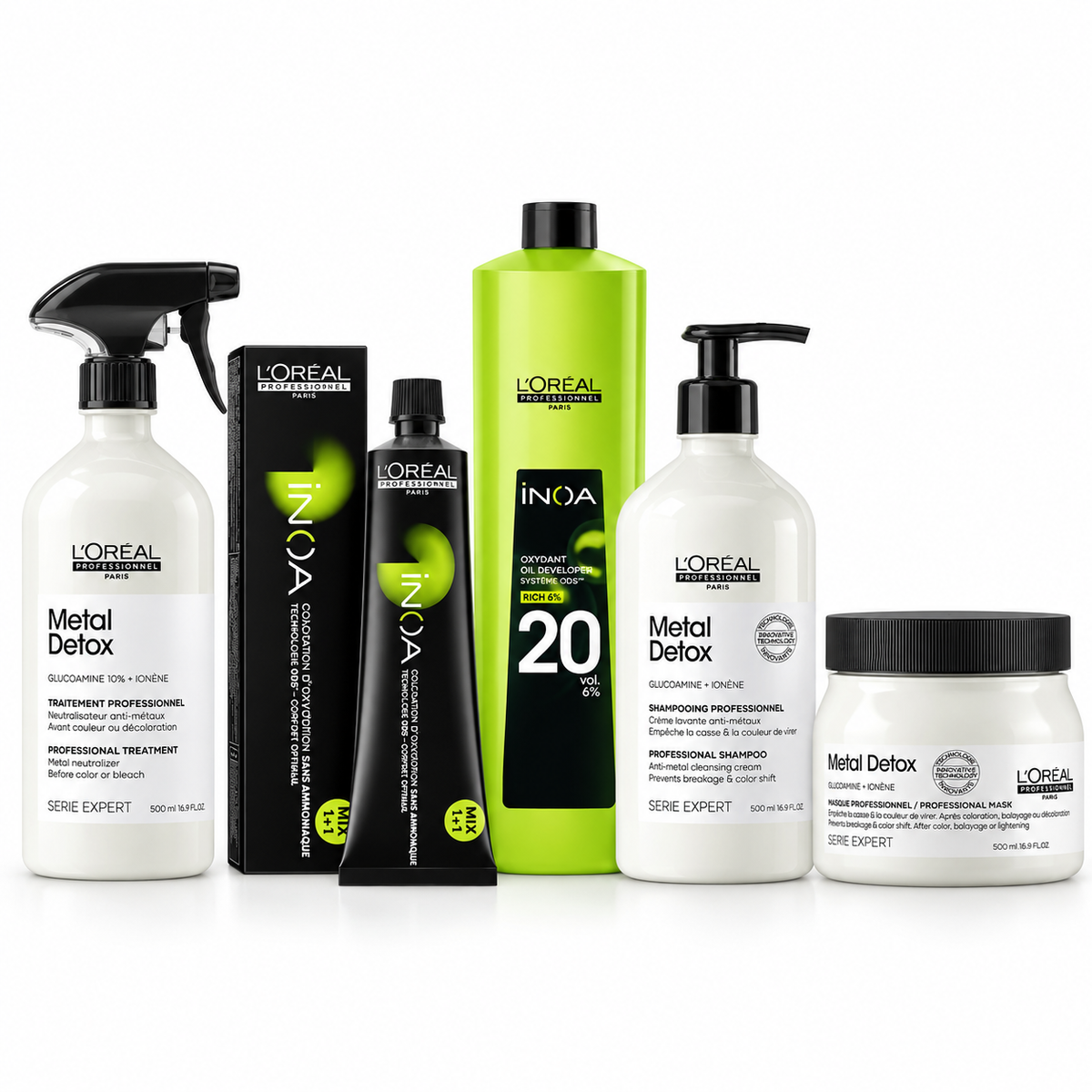 L’Oréal Professionnel - iNOA - Pack Servicio Cobertura de Canas sin Amoníaco