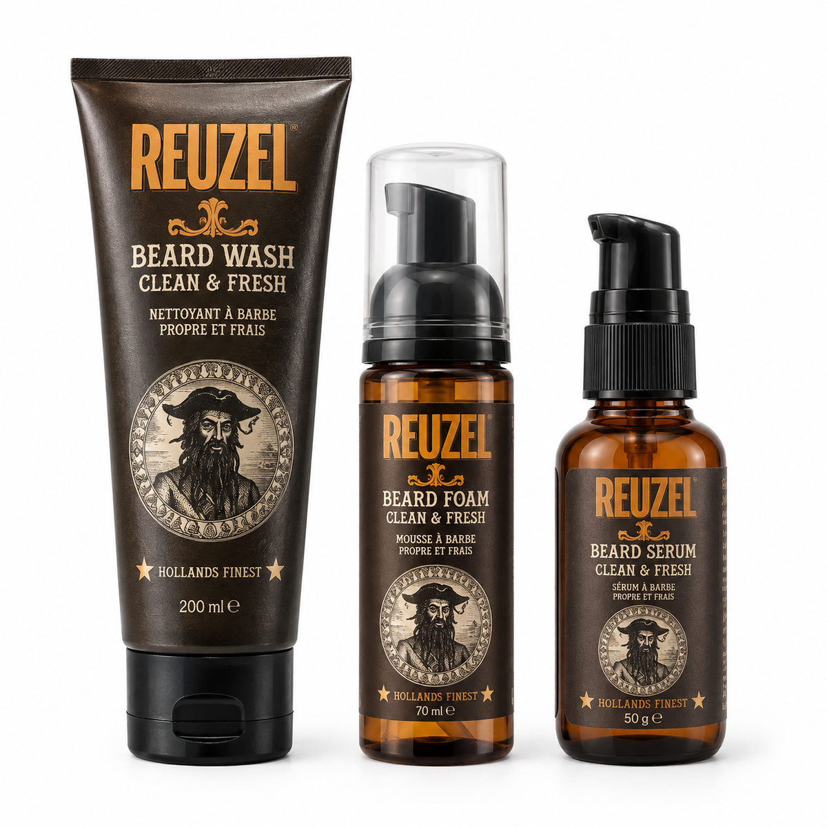 Reuzel - Beard Care - Pack Servicio Ritual de Barba
